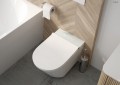 Oltens SmartFrisk miska WC wisząca myjąca z deską biała 42038000