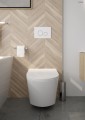 Oltens SmartFrisk miska WC wisząca myjąca z deską biała 42038000