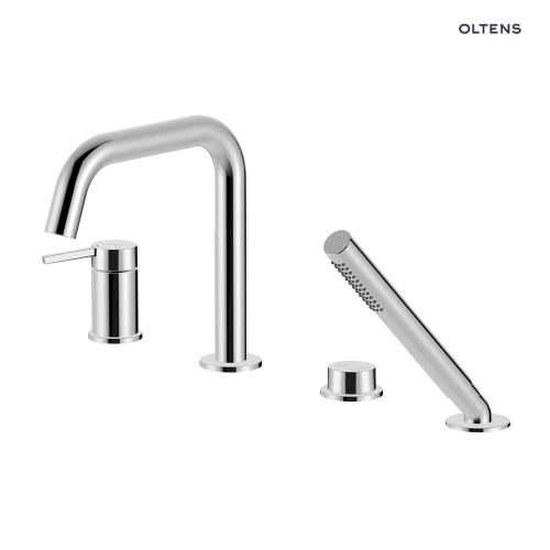 Oltens Rann bateria wannowo-prysznicowa 4 otworowa nawannowa chrom 34205100