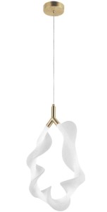 LAMPA G013-1CP WHITE GOLD