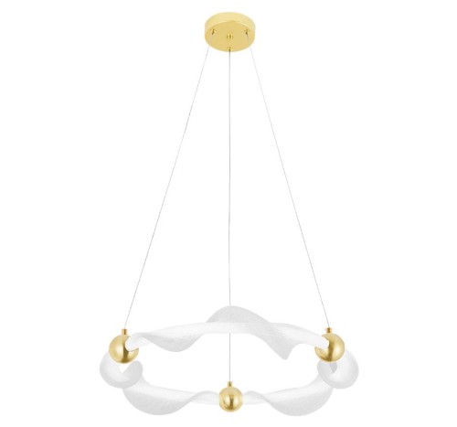 LAMPA G010-CP ROUND WHITE GOLD