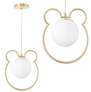 LAMPA G105-1W GOLD WHITE