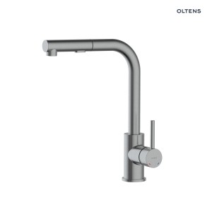 Oltens Myvat bateria kuchenna stojąca z wyciąganą wylewką grafit 35205400