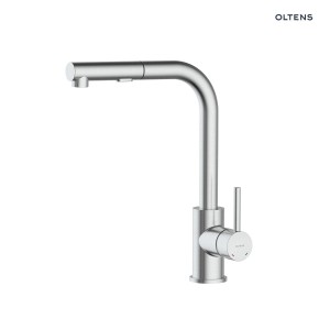 Oltens Myvat bateria kuchenna stojąca z wyciąganą wylewką nikiel 35205910