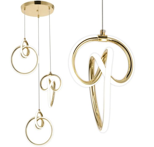LAMPA G072-3CP GOLD