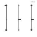 Oltens Alling drążek prysznicowy 90 cm czarny mat 37301300