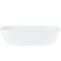 Umywalka nablatowa MONO prostokątna 500x400x145 mm z korkiem złotym