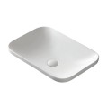 Umywalka wpuszczana w blat Avola 530x370x155 mm z korkiem białym