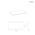 Oltens Vernal blat 100 cm naszafkowy slim dąb 63018060