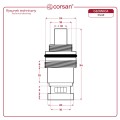P449 - Głowica, głowiczka funkcji ON/OFF 54mm