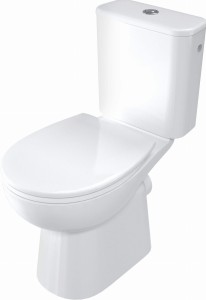 Miska WC kompakt bezkołnierzowa