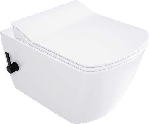 Miska WC z funkcją bidetu - z baterią mieszaczową