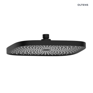 Oltens Vann (S) deszczownica kwadratowa 26 cm czarny mat 37008300