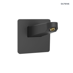 Oltens Krafta uchwyt deszczownicy czarny mat 39403300