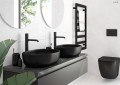 Oltens Hamnes Stille miska wisząca WC PureRim SmartClean czarna 42521300