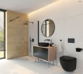 Oltens Hamnes Stille miska wisząca WC PureRim SmartClean czarna 42521300