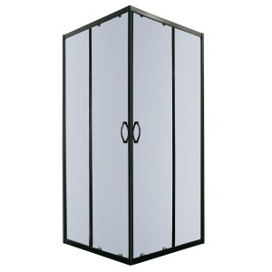 Kabina prysznicowa Tiara Square 90x90 kwadratowa (czarna)