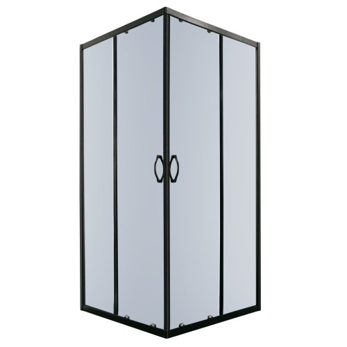 Kabina prysznicowa Tiara Square 90x90 kwadratowa (czarna)