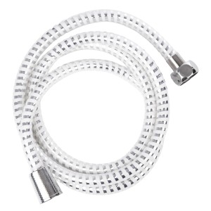 Wąż natryskowy Snake 10 (150 PCV, biały-chrom)