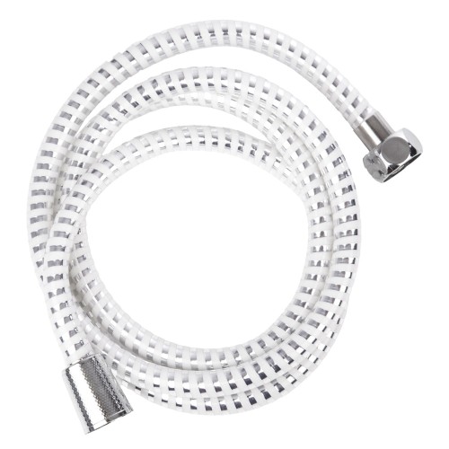 Wąż natryskowy Snake 10 (150 PCV, biały-chrom)
