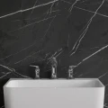 ART DECO bateria umywalkowa 3-otworowa, chrom połysk