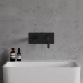 DARLING bateria umywalkowa podtynkowa, czarny półmat