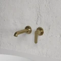 ART DECO bateria umywalkowa podtynkowa, brąz antyczny szczotkowany