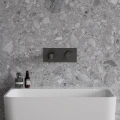 CONTOUR bateria umywalkowa podtynkowa, antracyt szczotkowany