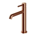 Y bateria umywalkowa, 23 cm (głowica 25 mm), miedź szczotkowana