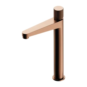 CONTOUR bateria umywalkowa wysoka, miedź szczotkowana