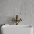 RETRO bateria umywalkowa, brąz antyczny szczotkowany
