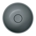 SHELL M+ umywalka nablatowa, Ø35 cm, ash grey mat