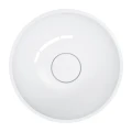 SHELL M+ umywalka nablatowa, Ø35 cm, biały połysk