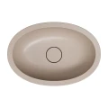SHELL M+ umywalka podblatowa, 48 x 31 cm, dune beige mat