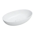 SHELL M+ umywalka nablatowa, 60 x 35 cm, biały mat