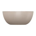SHELL M+ umywalka nablatowa, Ø35 cm, dune beige mat