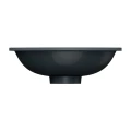 SHELL M+ umywalka podblatowa, 38 x 25 cm, black lava mat