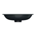 SHELL M+ umywalka podblatowa, 48 x 31 cm, black lava mat