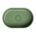 OVO M+ umywalka nablatowa, 55 x 36 cm, olive mat