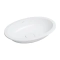 SHELL M+ umywalka podblatowa, 48 x 31 cm, biały mat