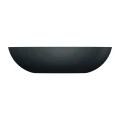 SHELL M+ umywalka nablatowa, 60 x 35 cm, black lava mat