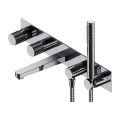 CONTOUR bateria wannowa 5-otworowa, podtynkowa, chrom połysk