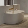 CONTOUR bateria wannowa 5-otworowa podtynkowa, złoty szczotkowany