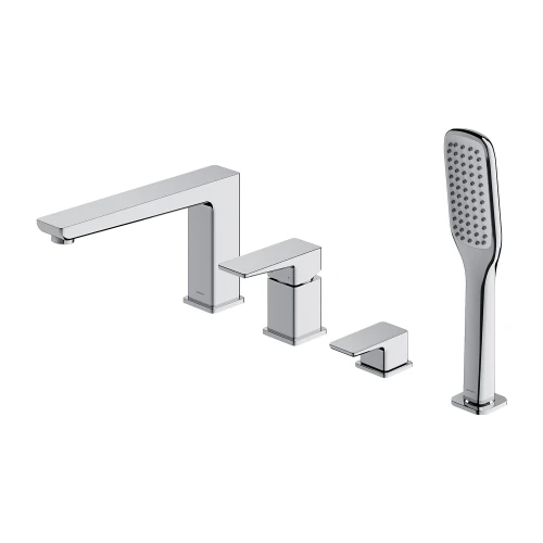 PARMA bateria wannowa 4-otworowa, chrom połysk