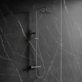 Y system prysznicowy natynkowy, chrom połysk