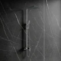 BARETTI system prysznicowy natynkowy, chrom połysk