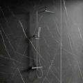UNI termostatyczny system prysznicowy natynkowy, chrom połysk