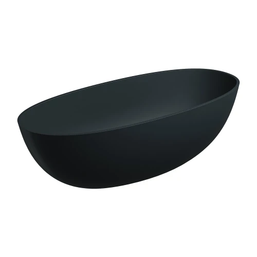 SHELL M+ wanna wolnostojąca, 175 x 78 cm, black lava mat