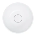 SHELL M+ umywalka nablatowa, Ø35 cm, biały mat