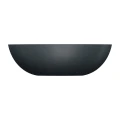 SHELL M+ umywalka nablatowa, 50 x 32 cm, black lava mat